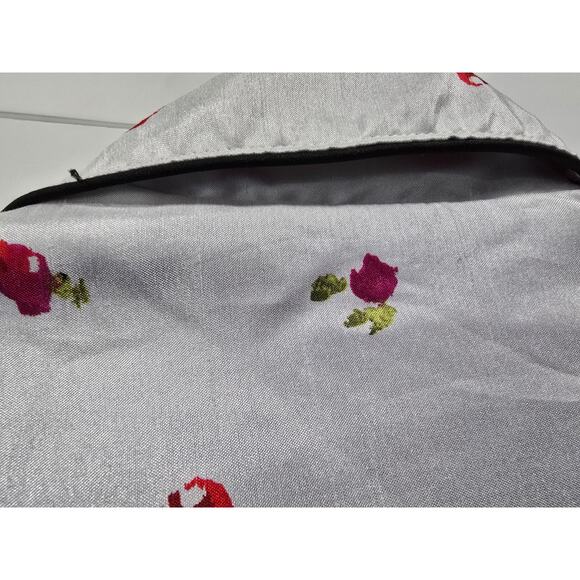 Preston & York Floral Blazer Size 8 | Pink Lined Peplum Jacket | Open Front - Picture 10 of 16